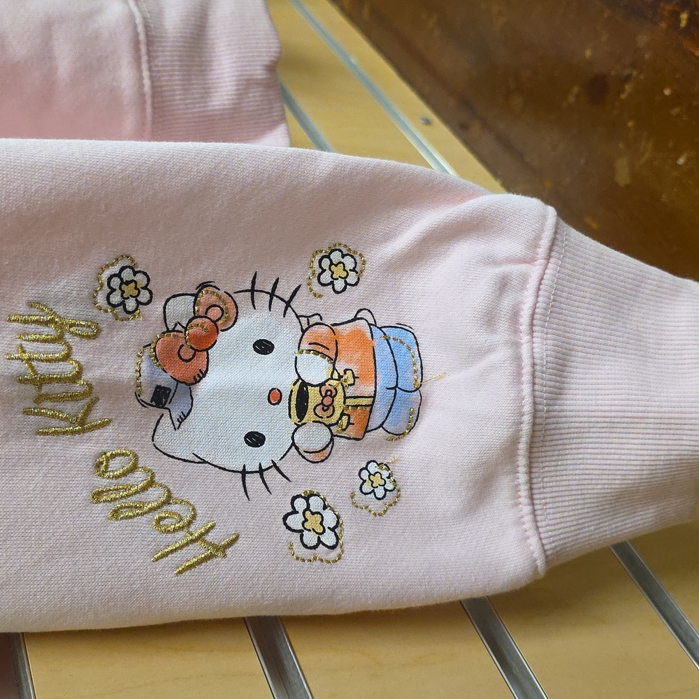 Hello Kitty Pink Graphic Sweater - Picture 3 of 4